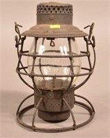 PRR stamped lantern “ The Adams and Westlake Co.