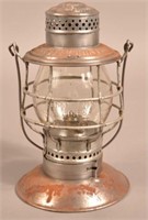 PRR stamped lantern “The. Adams and Westlake Co.”