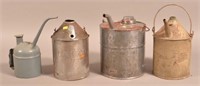 4 pieces. Oil and kerosene cans