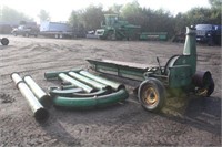 JOHN DEERE 55 SILAGE BLOWER WITH PIPES, NEEDS