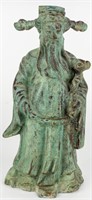 Antique Bronze Statue Sanxing Lu