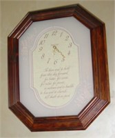"To Have and To Hold..." Wedding Vows Wall Clock