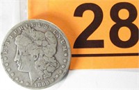 Coin 1899-P Morgan Silver Dollar   VG