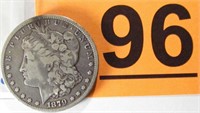 Coin 1879-CC Morgan Silver Dollar    VF