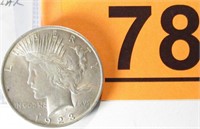 Coin 1923-P Silver Peace Dollar