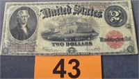 Coin Series 1917 $2.00 Bill