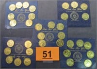 Coin Lot of  U.S. Presidential Brass Tokens