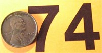 Coin 1910 Lincoln Head Cent   BU