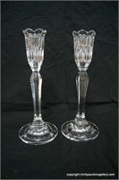 Pair Waterford Crystal Sorrento Candle Sticks
