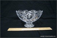 Waterford Crystal Scalloped Edge / Footed Bowl