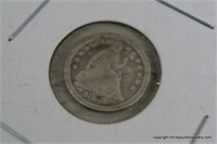 1853-O Silver Half Dime Coin