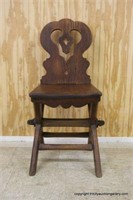 Antique Arts & Crafts Oak Deck or Porch Chair #1