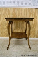 Vintage Quarter Sawn Oak Side Table