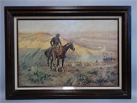 C.M. RUSSELL - The Wagon Boss Framed Print