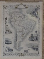 J. RAPKIN Antique Map of South America