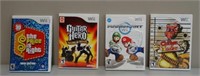 Lot of 4 Wii Video Games