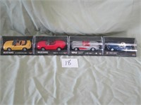 4 New Ray Die Cast Toy Cars