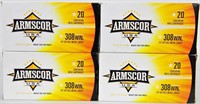 80 rds NEW ARMSCOR .308 win 147 gr FMJ ammo