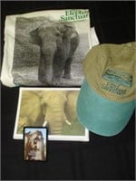 Shirt, hat, magnet and notecards - The Elephant Sa