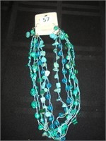 Turquoise Necklace and Earrings - Shawana Kendrick