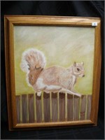 Squirrel painting -  J. Johnson/Essence Oil Portra