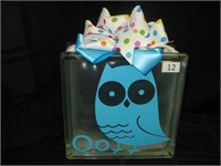 Glass owl box - Ink & Glass/Lori Carver