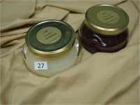Two Holiday Scented Candles -KC Creations/ Karen C