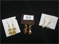 Set of three earrings - Bill Orman
