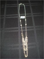Silver Greek key necklace - Wasted Beads/Mandy Wal