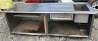 8ft Stainless Steel Commercial Prep Table