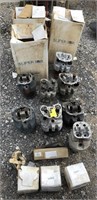 Large Lot Of Airplane Engine Parts