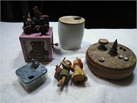 Assorted Vintage Music Box/Parts