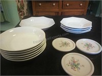 Harmony House Lynette Fruit Bowl with 4 plates