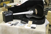 GUITAR WITH CASE AND INSTRUCTIONAL CD