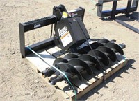 LOWE #750CH HYD SKID STEER AUGER W/9 &12 BITS-NEW