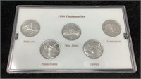 1999 Platinum Edition State Quarter Collection-