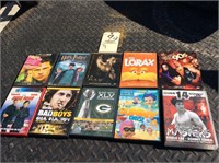 10 ASSORTED DVD’S