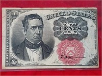 1874-1876 10¢ Fractional Currency Note
