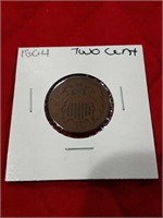 1864 2 cent