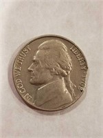 1962 clip error Jefferson nickel