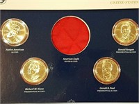2016 United States Mint dollar coin set(4)coins