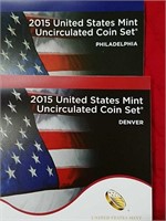 2015 uncirculated coin set D&P