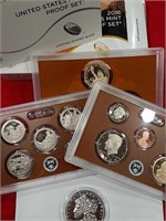 1878 Morgan S1$ replica coin& 2016 US proof set