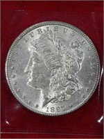 1897 P Morgan silver dollar