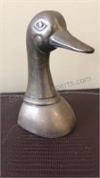 6” Brass Duck Book End