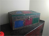 Faux Antique Wooden Box