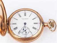 Antique Waltham Hunter Case 15 Jewel Pocket Watch