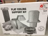 Flat Cieling Support Kit for Wood Stove Install
