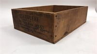 Standard Oil Stanolene wooden box