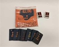 Lot of Vintage University of Illinois Items
